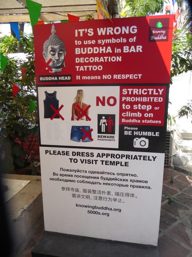 No Buddha Tattoos Cultural Etiquette in Thailand